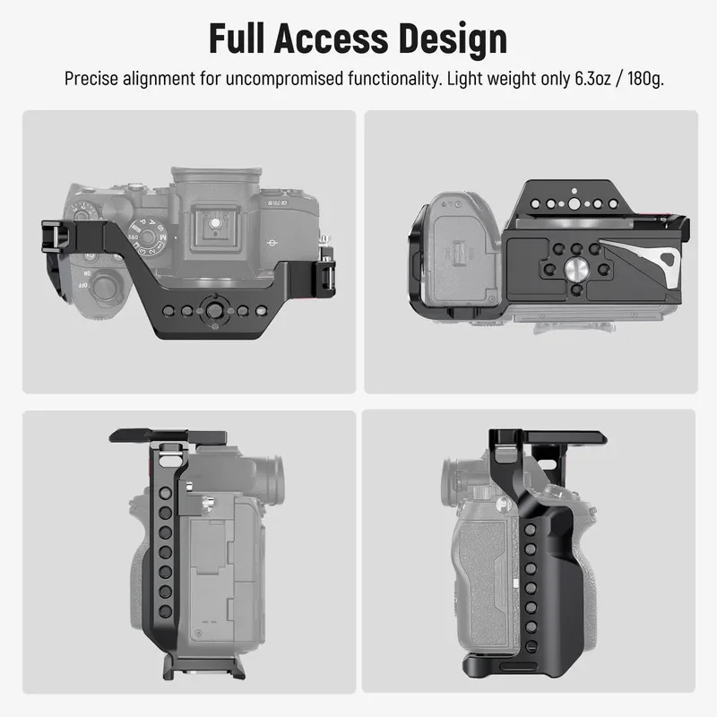 CA004 Aluminum Alloy for Sony A7RV/a7IV/a7RIV/a7SIII/a1 with Arca Base and Full Access Camera