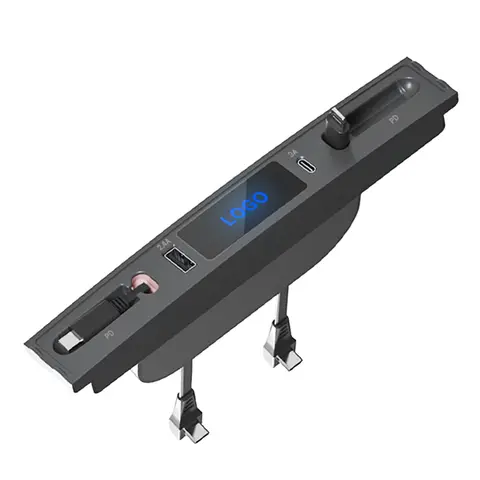 테슬라 모델 3 Y용 도킹 스테이션, 듀얼 USB 션트 허브, 익스텐션 디지털 디스플레이 센터 콘솔, 스마트 센서, QC3.0 플러그 앤 플레이