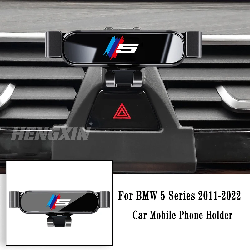 Auto-Handyhalterung für BMW 5er Serie 6GT 525i 530i 540i F10 F11 F18 G30 G31 G32 G38 Schwerkraft-Navigationshalterung Lüftungsclip