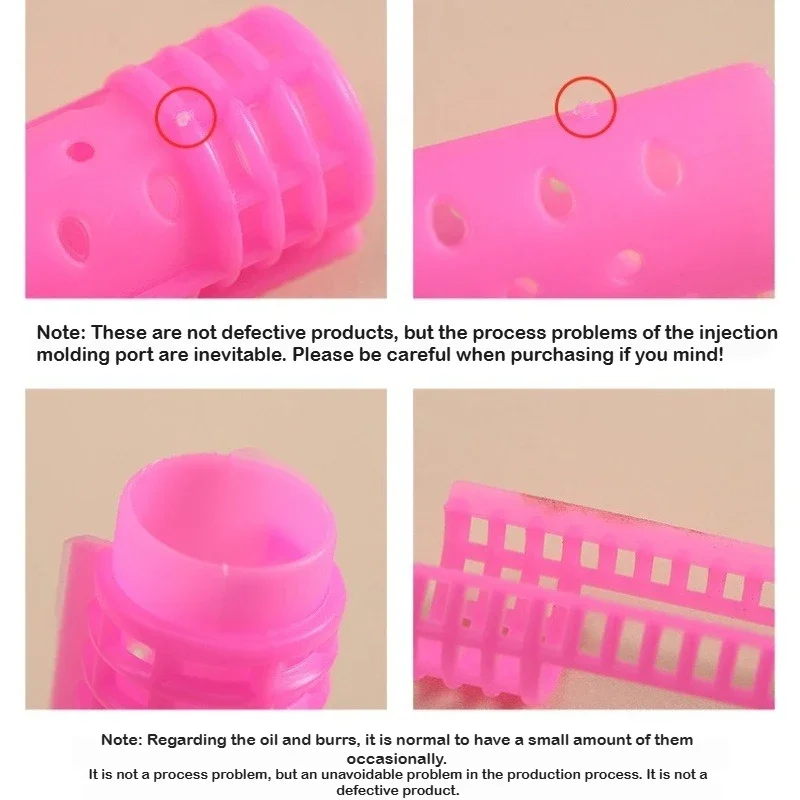 جديد مموج الشعر البلاستيك ذاتية اللصق بكرو الشعر كسول الهواء الانفجارات الشباك أنبوب ثمانية أحرف الانفجارات الشباك أدوات تصفيف الشعر #6