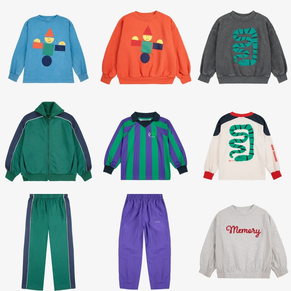 

Children's Clothes Cartoon Sweatshirts Pants 2026 New Spring Summer Korean Baby Boys Girls Stripe T Shirts Knitwear Vest