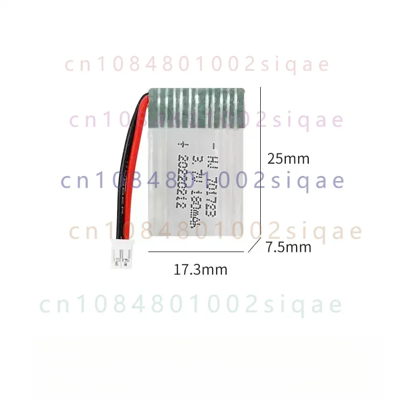 2pcs 701723   180mAh 3.7V MX2.0 Plug 20C Battery For Weili V933 RC Drone AircraftClippers
