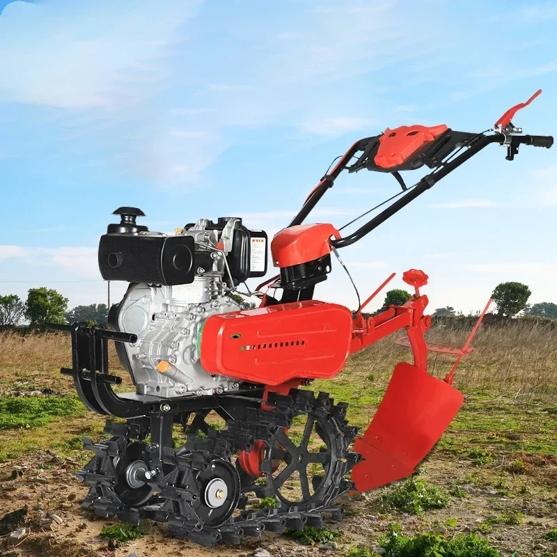 

Disel Chain Track Type Small Micro Tiller Small Agricultural Tillage Machinery