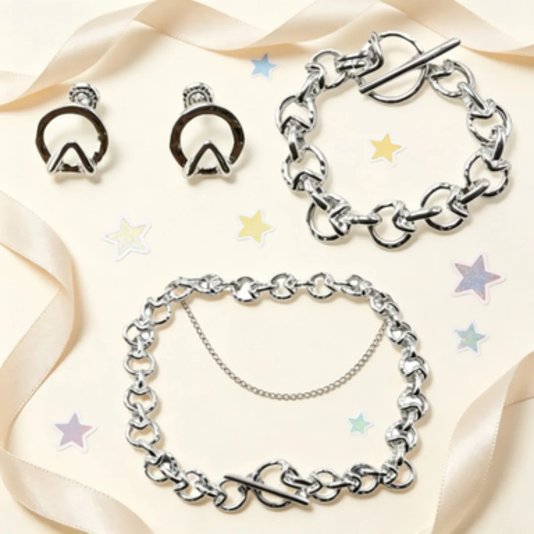 2026 Summer European Popular Leisure Versatile Fashion Bestseller Women's Gift Jewelry Set