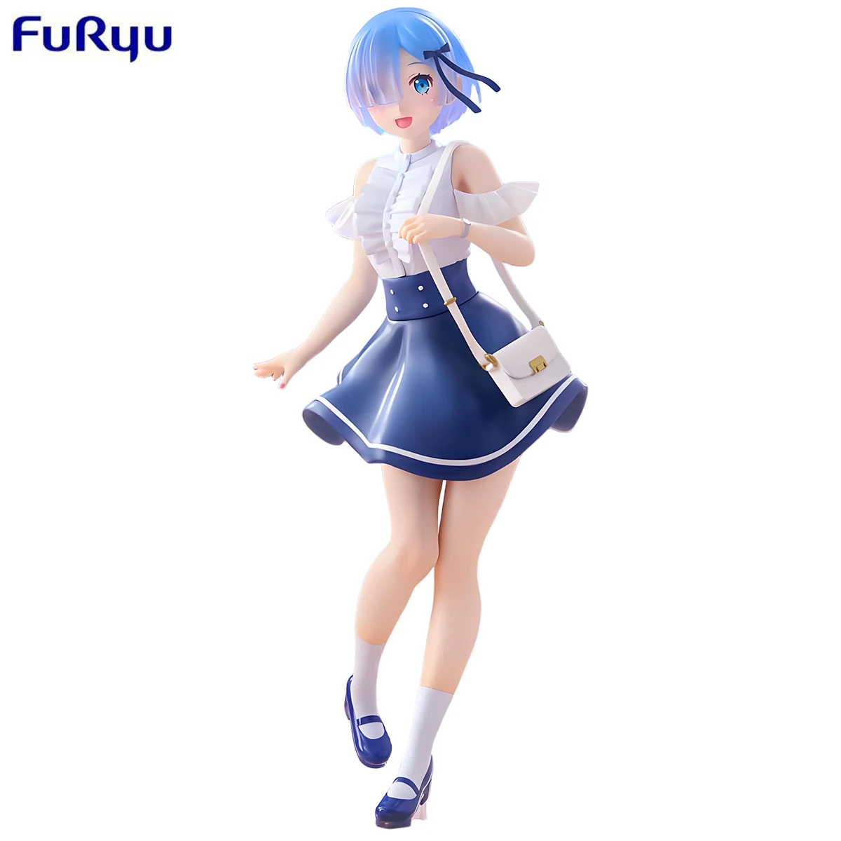 

In Stock Original FuRyu Re:Life in A Different World From Zero Rem 21cm PVC Anime Figures Model Desktop Toy Gift