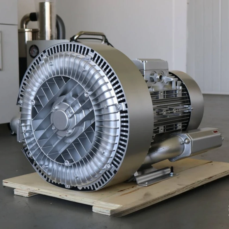 Kipas tekanan tinggi impeller ganda 5.5KW cocok untuk mesin industri, pengumpanan, dan transportasi gas.