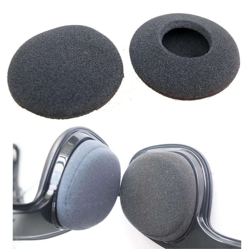 2 pares de esponjas de repuesto para orejeras de mantenimiento para auriculares USB Plantronics Audio 648 (almohadillas para los oídos) para conferencias