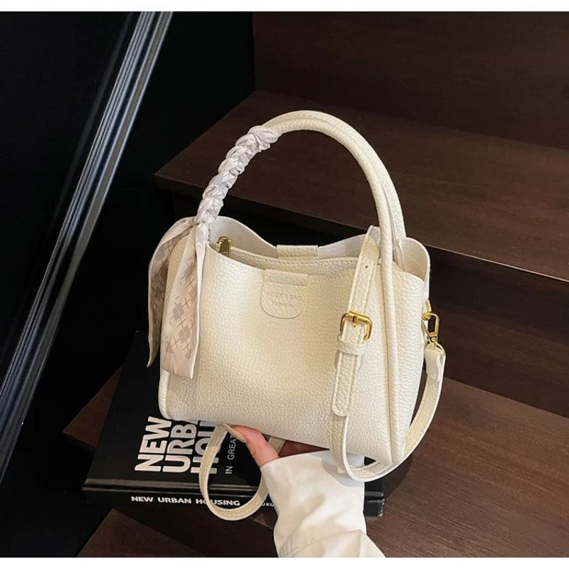 

Популярная классическая элегантная женская сумка, высококачественная кожаная винтажная повседневная простая женская модная сумка-мессенджер.