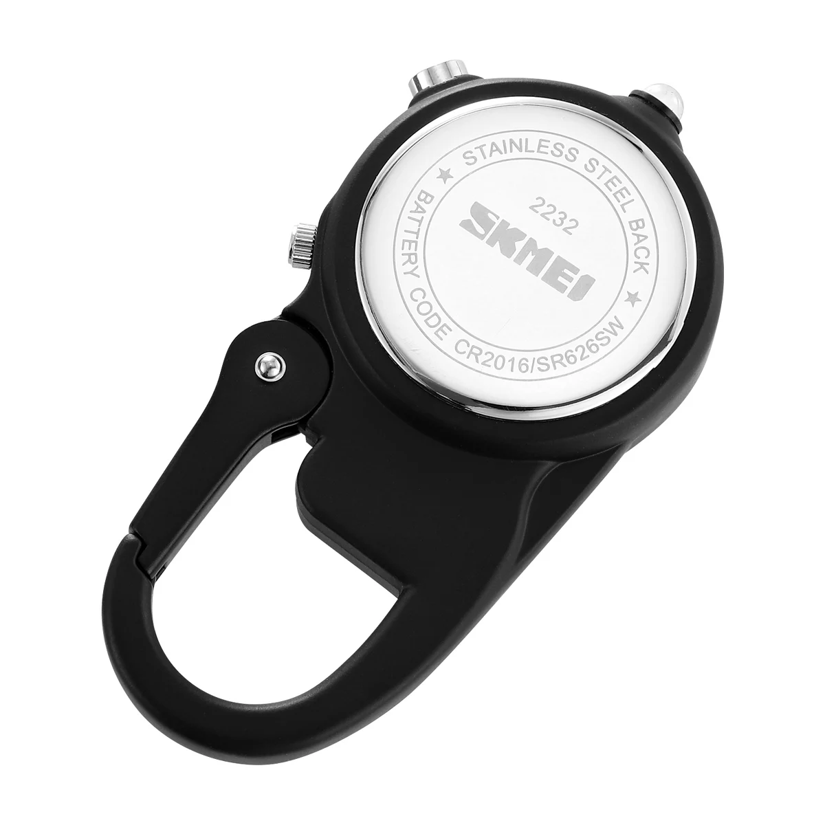 SKMEI Outdoor Quartz Movement Pocket Watch For Men Women LED Flashlight Mini Watches Male Portable Climbing Hiking Hanging Clock