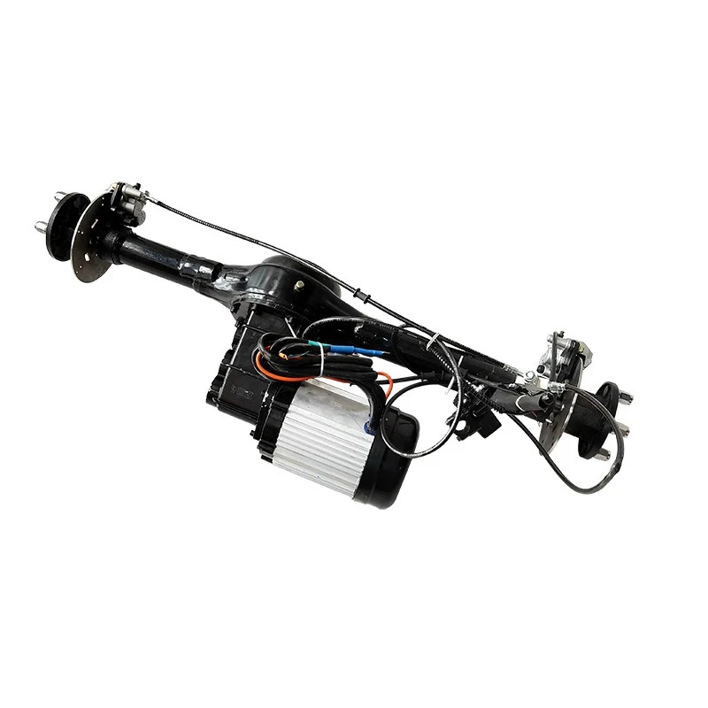 Electric vehicles have an extended pot, a rear axle, a three- and four-wheeled vehicle, a high-power axle, an extended brake