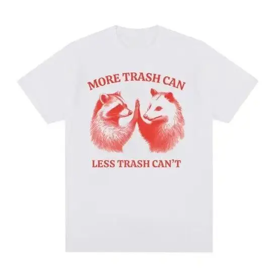 

Футболка с изображением енота, мужская и женская модная повседневная футболка с короткими рукавами, футболка большого силуэта, производители, прямые поставки