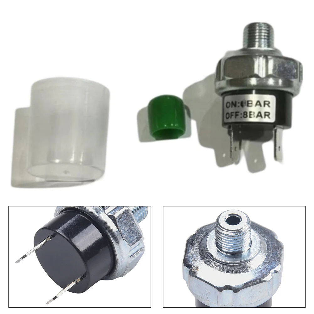 Air Compressor Pressure Switch G1/4 G1/8 Threaded Air Compressor Pressure Control Switch For Air Horns Tank Pressure Switches