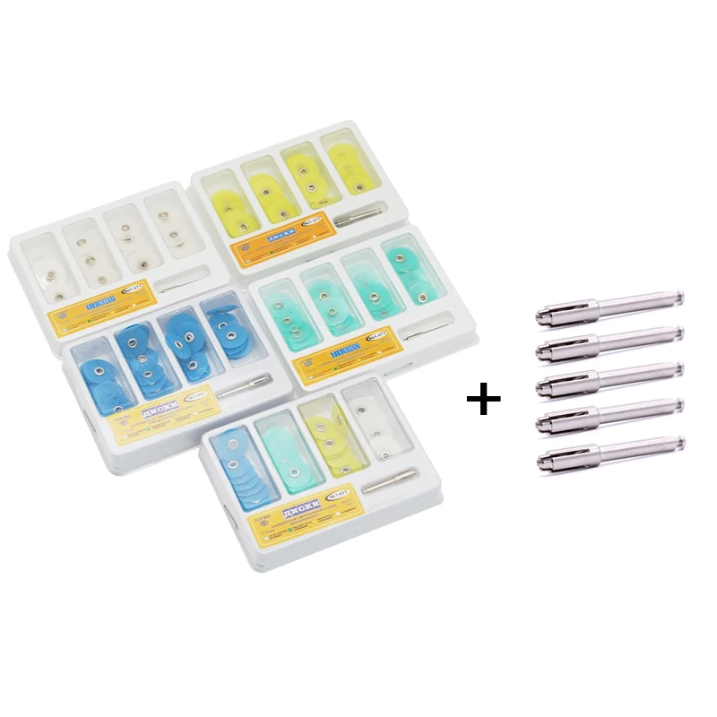 1set Dental Finishing and Polishing Discs Composites Ceramics and Glass Ionomer Restorations