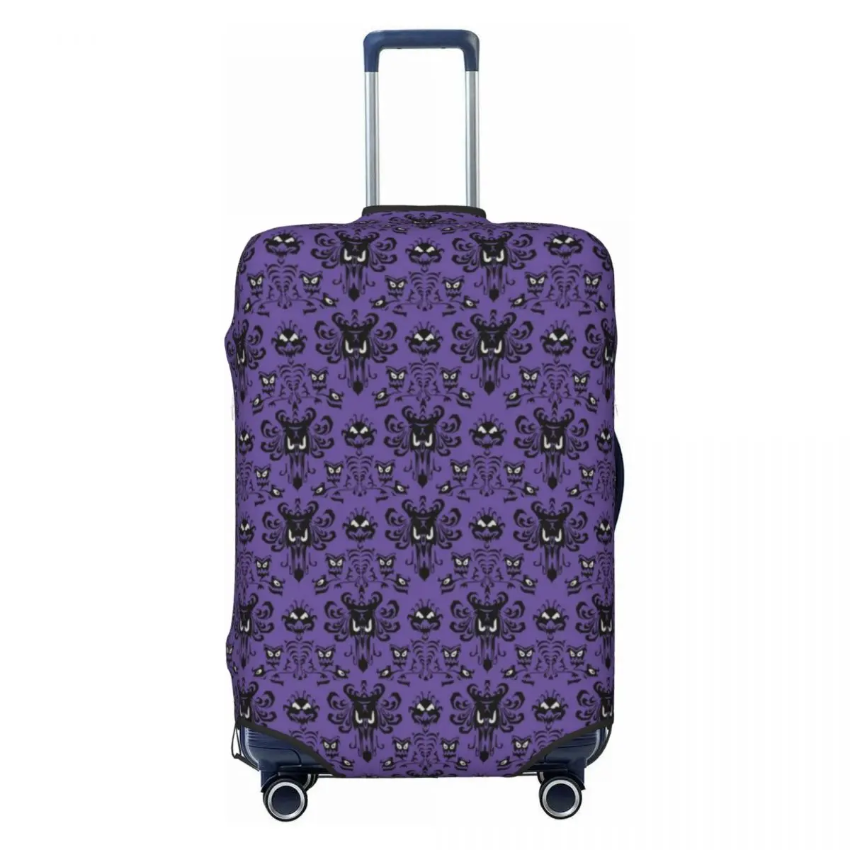 

Happy Haunted Mansion Luggage Cover Elastic Halloween Travel Suitcase Protective Covers Suit For 18-32 inch