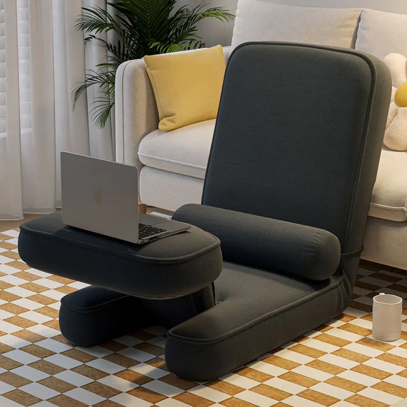 

Lazy sofa balcony can sit and lie down tatami bedroom bed dual-purpose backrest chair