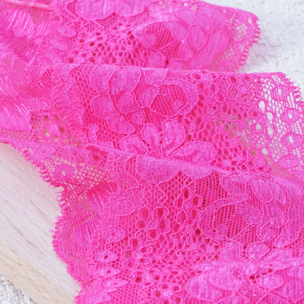 Modisches elastisches Haarband aus Mesh-Spitze, ausgehöhlt, elegantes Stirnband, leicht, atmungsaktiv, Kopfbedeckung, Kopfbedeckung für Damen und Mädchen – Detail 17
