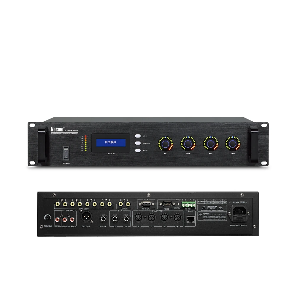 

Customized Full Set Of Conference System Equipment Includes The Video Tracking Function Of Discussion, Voting And Voting.