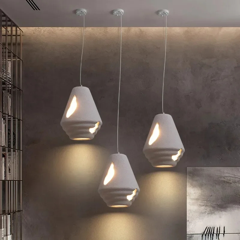 Nordic Shell High Polymer Simple Design Pendant Lights for Living Dining Room Coffee Tables Kitchen Island Ceiling Chandelier