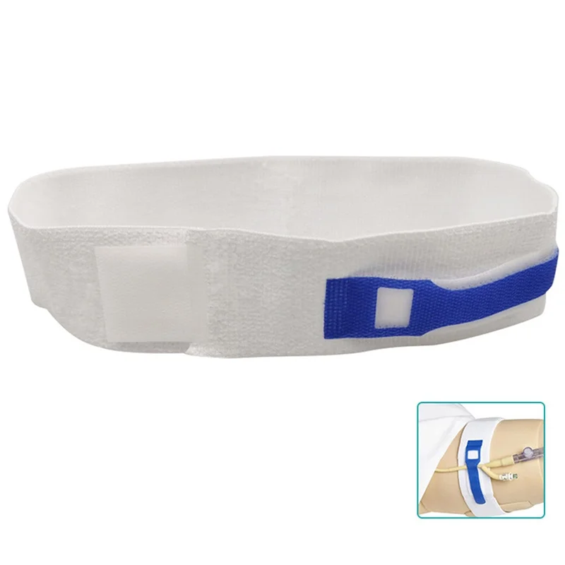 Reusable Elastic Catheter Strap Durable Urinary Bag Leg Support Fixer Strap for Patients with Urinary Incontinence