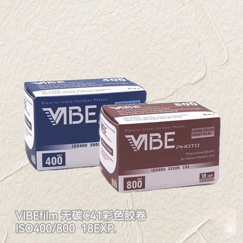 1-10Rolls VIBE Max 800 Color film ISO 800 135 Negative film 18EXP/Roll for Kodak VIBE 501F Camera (Expiration Date: 12.2025)