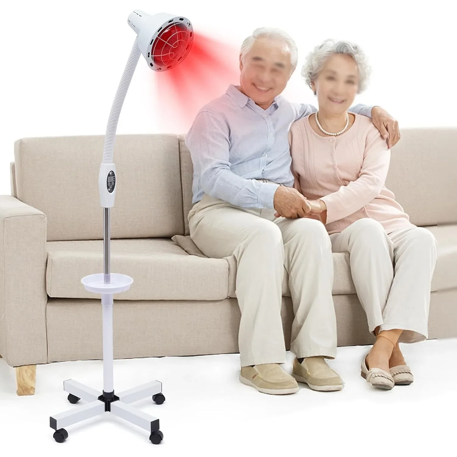 

275 Вт ближняя инфракрасная лампа красного света с гибким кронштейном и удалением стоячей лампы для снятия боли при суставах и мышечных болях