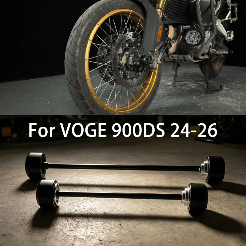 

For VOGE 900DS Motorcycle Wheel Axle Slider Anti-Fall Protector 900 DS Rear Front Axle Fork Crash Slider Motorcycle Accessories