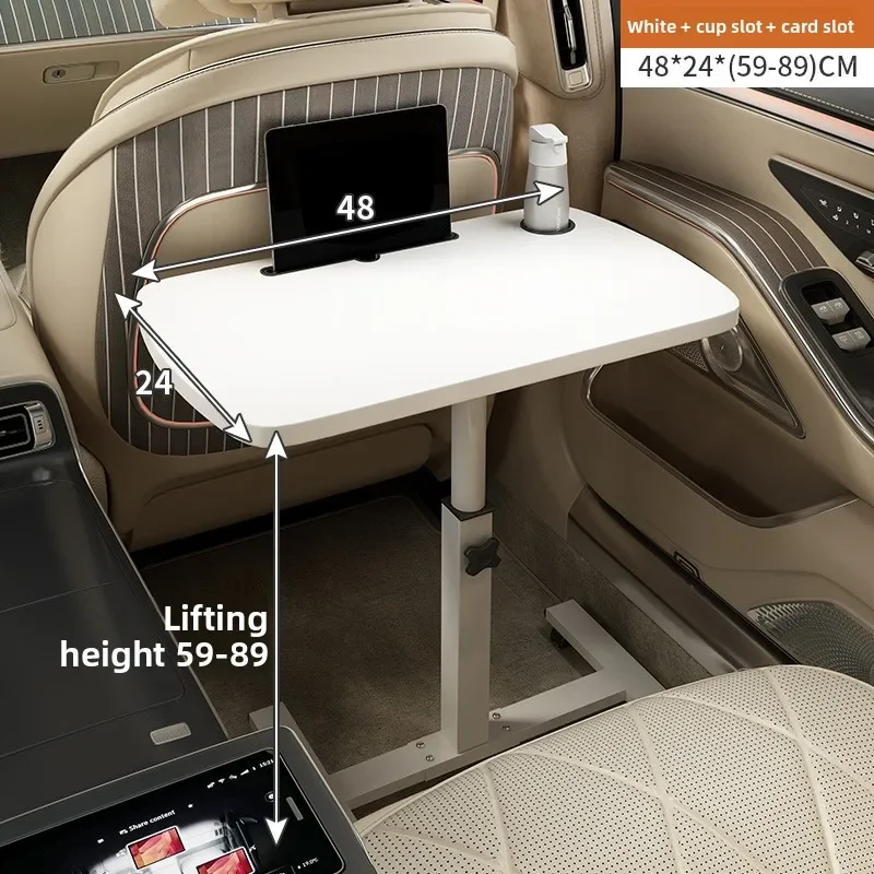 Laptop computer table Bedside table can be lifted and lowered 360 degrees Rotating desktop Simple portable mobile table