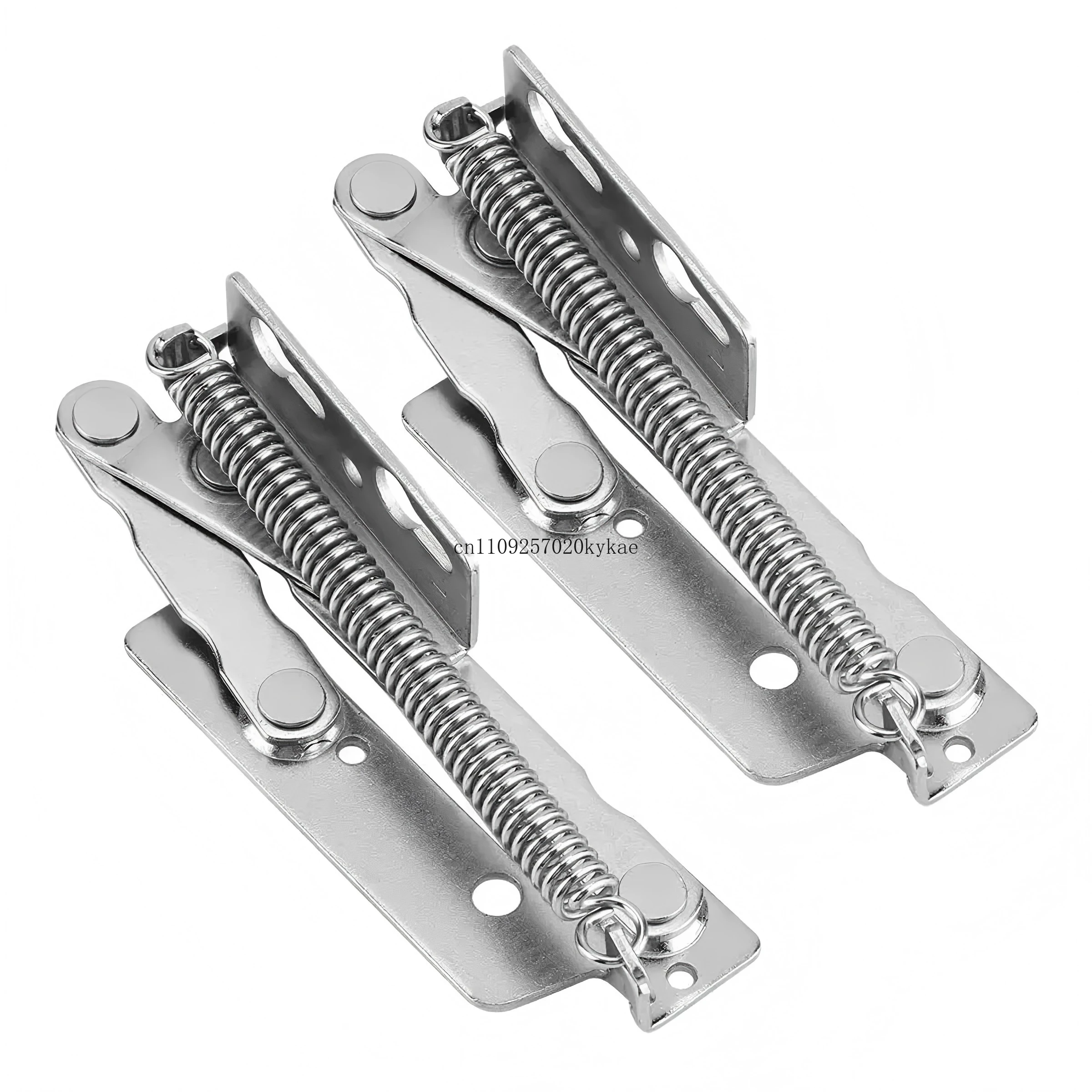 1 Pair Triangular Spring Hinge for Sofa Cabinet Bed Lift-Up Flap Support Adjustable Opening Storage with Support
