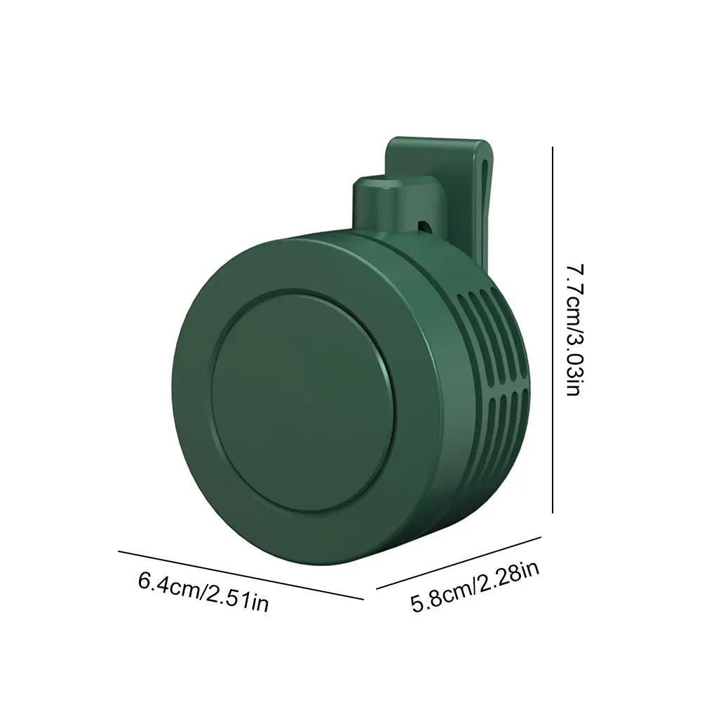 Portable Fan Mini Handheld Rechargeable Bladeless Electric Fan Clip Waist Fan Suitable for Outdoor Ventilation Desktop Small Fan