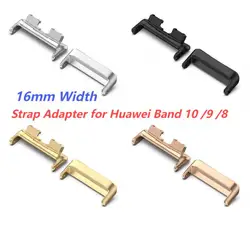 1Pair Adapter for Huawei Band 10 9 8 Watchband Strap Connector Bracelet 316L Stainless Steel Band10 9 8 Replacement Accessories