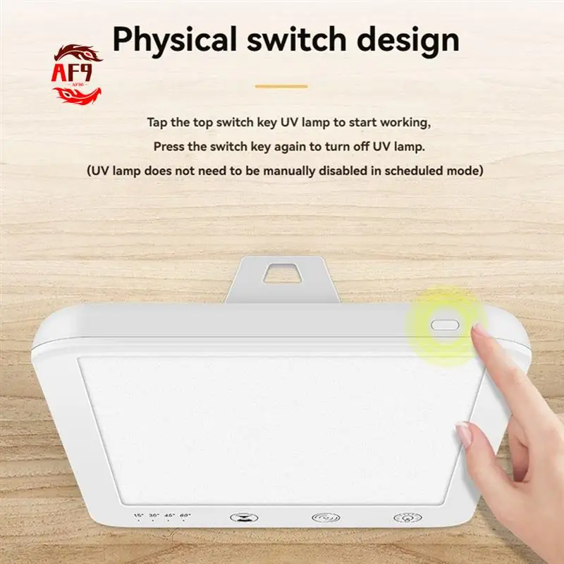 

AF90-Light Therapy Lamp 10000 Lux Sun Lamp With 5 Adjustable Brightness Levels Touch Control SAD Light Therapy Lamp