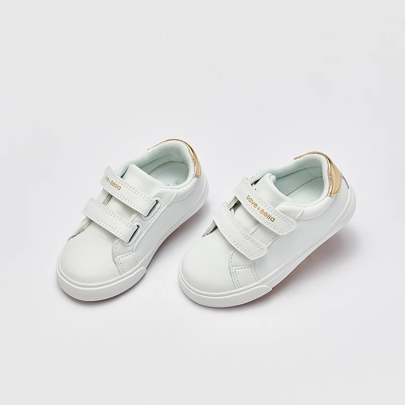 Dave Bella 2023 Sneakers Kids White Shoes for Boys and Girls Rubber Sole Casual Shoes Sports Board Shoes DB3236662