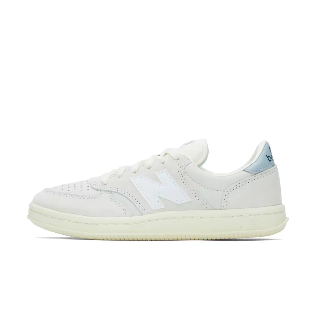 New Balance NBT500 Unisex Low-Top Sneakers  White, Pigskin & Cowhide Upper, Comfortable, Durable & Versatile CT500AG