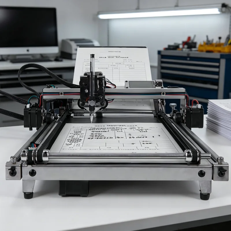 US Stock LY A4 Size Professional Assembled Auto Paper Feeding Drawbot Pen Writing Drawing Robot Machine Lettering Corexy Normal Version