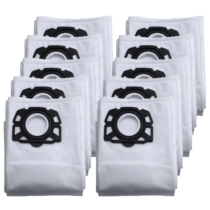 10Pcs/lot Non-woven Dust Bag Replacement For Karcher WD4 WD5 WD6 Premium MV4 MV5 MV6 2.863-005.0 2.863-006.0 Trash Bags Parts