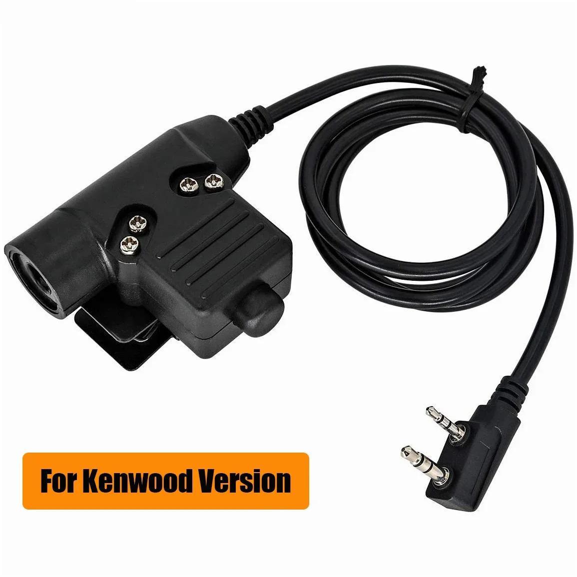 Tactical Military PTT U94 Ptt Kenwood Plug Adapter for Peltor Comtac/Sordin Tactical Headset Hunting Shooting Silynx Ptt