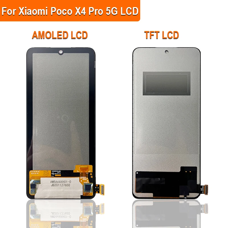 6.67\'\' Super AMOLED LCD Replaceable unit For Xiaomi Poco X4 Pro 5G LCD 2201116PG Display Touch Screen Digitizer Assembly