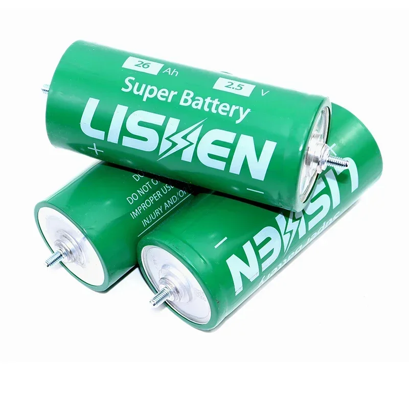 1-5PCS 2.5V 26Ah LTO Battery DIY 12V 24V Battery Pack 100%original Lishen 20C Low Temperature Resistant Lithium Titanate Battery