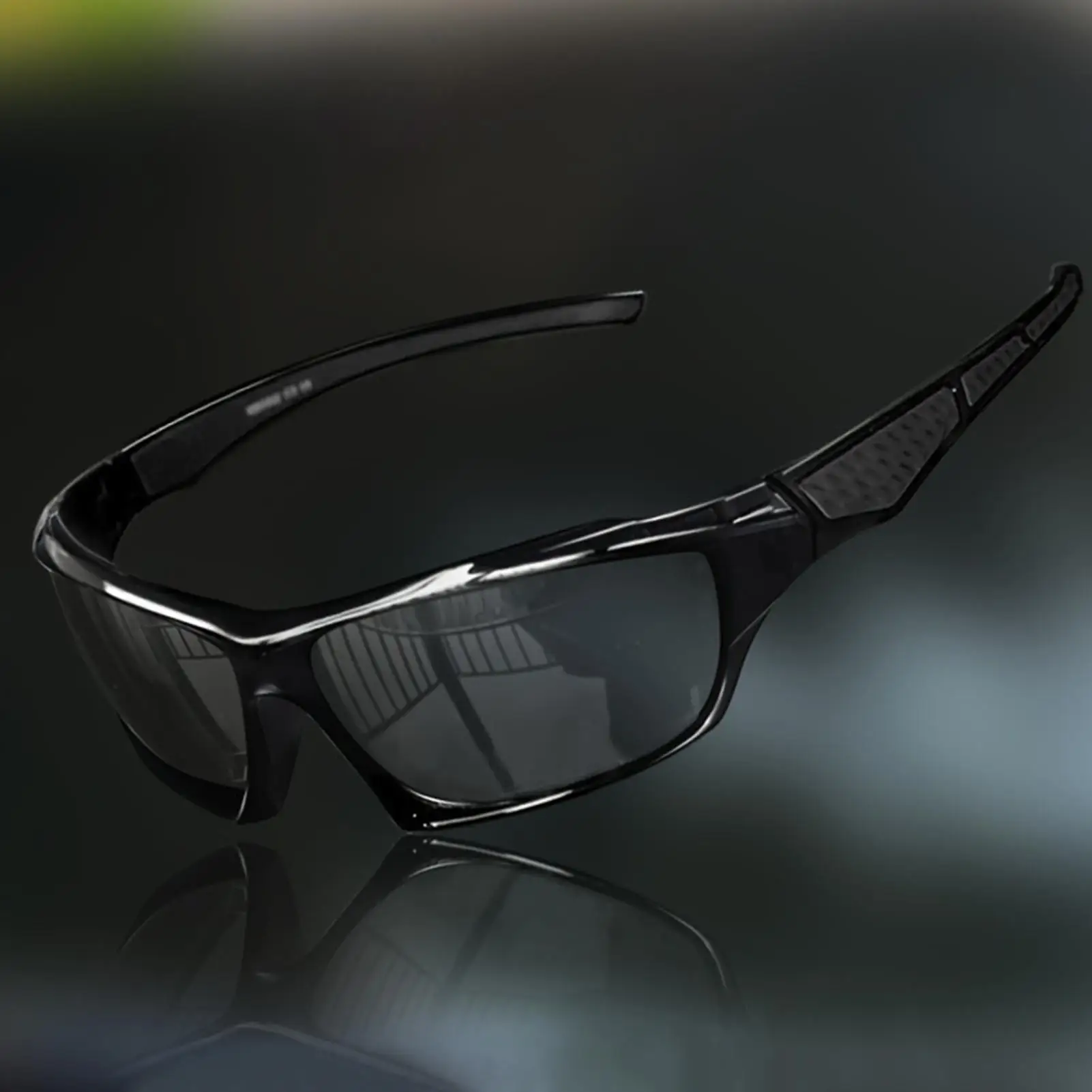 Herren-Sonnenbrille, leichte Sonnenbrille, polarisierte Sonnenbrille, bequeme, leichte Rahmen-Sportbrille zum Fahren, Angeln – Detail 6