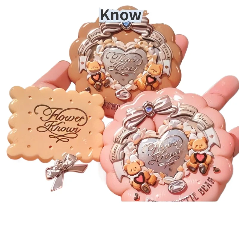 Bear Silk Satin Embossed Blush Soft Light Clear Color Shimmer