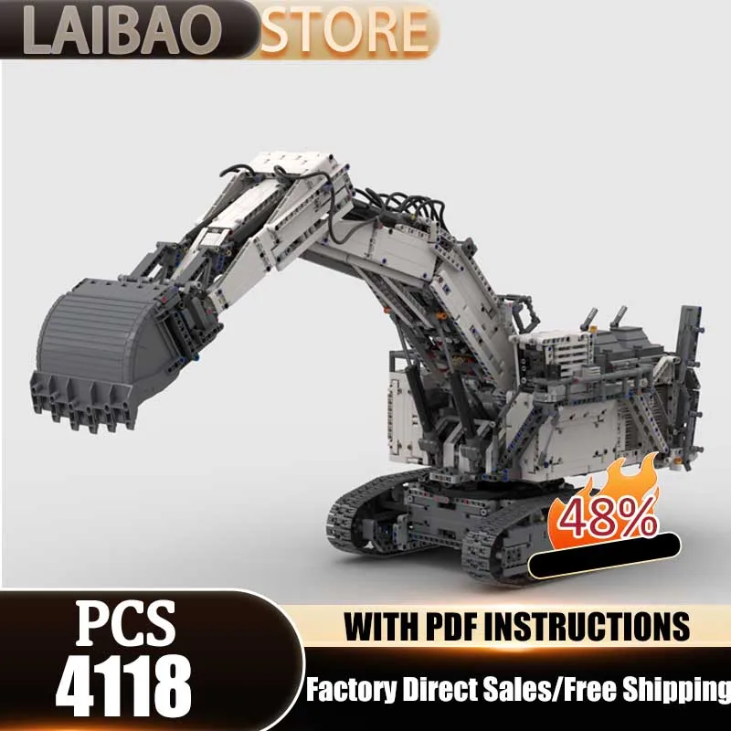 

Engineering Vehicle Model Moc Building Blocks R 9800 Backhoe Arm Technology Bricks Christmas Assembly Toys Constructrion Gifts