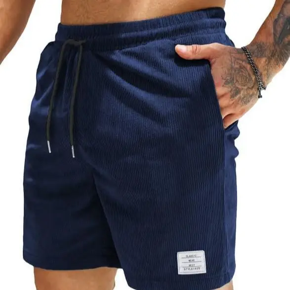 Summer 2026 New Drawstring Men's Casual Beach Shorts Spot Wholesale Baggy Half Pants Men Gym Joggers Shorts Short Homme