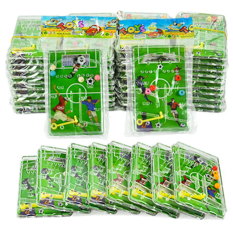 10/20pcs New Soccer Pinball Game Board Children\'s Puzzle Maze Field Shooting Pattern Toys Children\'s Party Interactive Play Toys