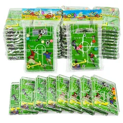 10/20pcs New Soccer Pinball Game Board Children's Puzzle Maze Field Shooting Pattern Toys Children's Party Interactive Play Toys