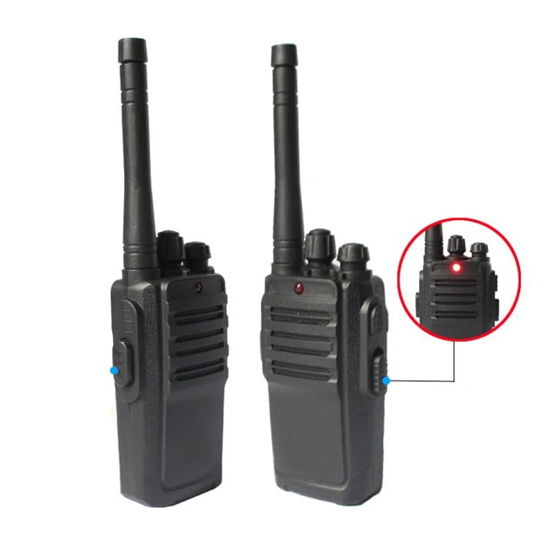 2 szt. Przenośne mini walkie talkie dla dzieci nadajnik-odbiornik częstotliwości radiowe dla dzieci zabawki prezenty B88