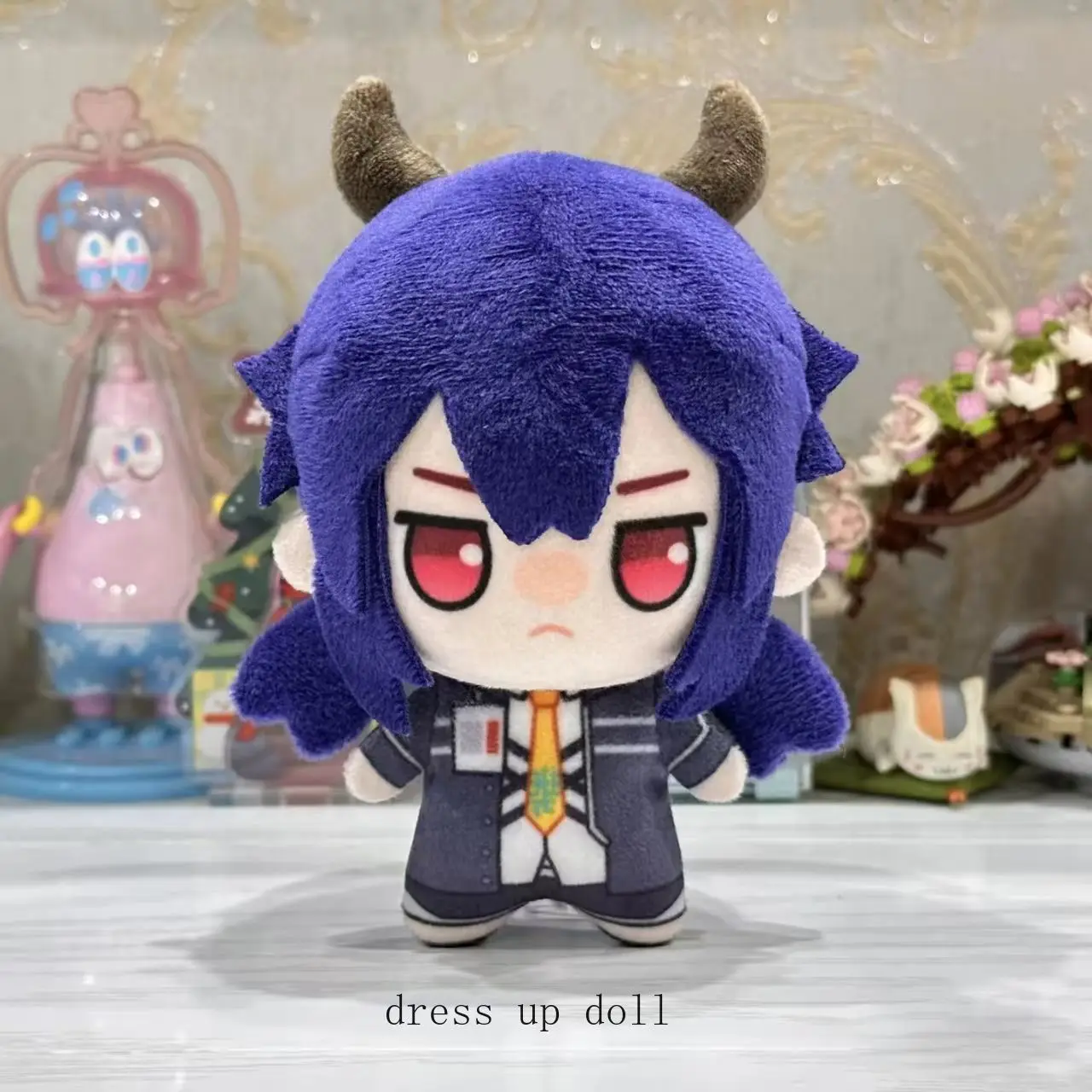 

Arknights Chen Wis'adel 10 см косплей хлопковая кукла мягкие игрушки игровой атрибут плюшевый подарок кулон брелок Рождественский подарок