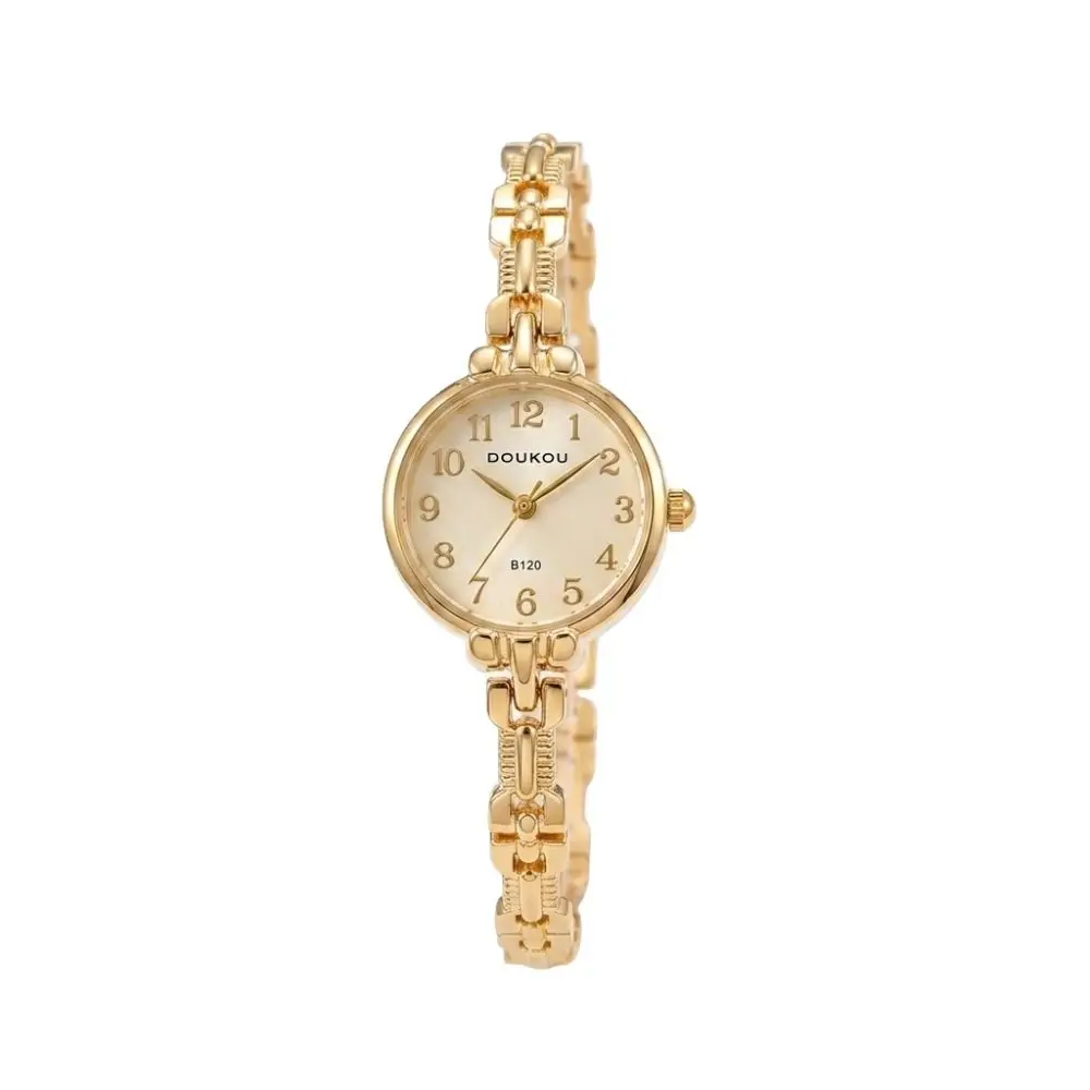 Fashion Round Dial Bracelet Watch Bracelet Strap Luxury Quartz Watch Elegant Gift Ladies Watch for Women