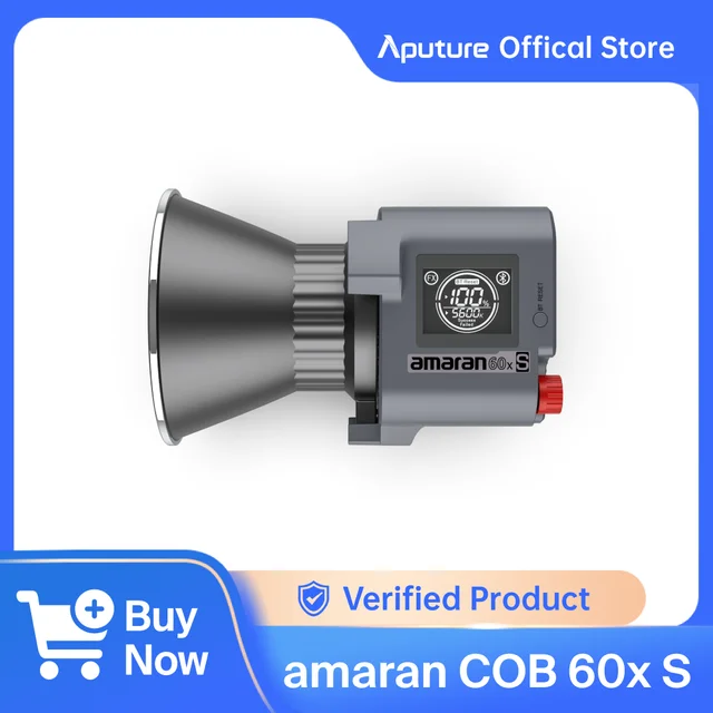 Aputure Amaran COB 60x 60D S series Bi-Color LED Video Light Studio LED  light 2700K~6500K 60W Photography Lighting App Control - AliExpress