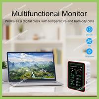 Y19A Air Quality Monitor  15 In 1 Smart Air Quality Tester With PM CO 2 CO TVOC HCHO Temperature&Humidity Display  A EU Plug