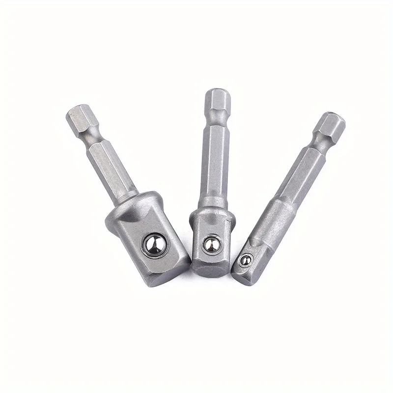 3 szt. 50 mm adapter gniazda amortyzującego obraca wiertło w szybki napęd nakrętki - napęd 1/4 cala, 3/8 cala i 1/2 cala